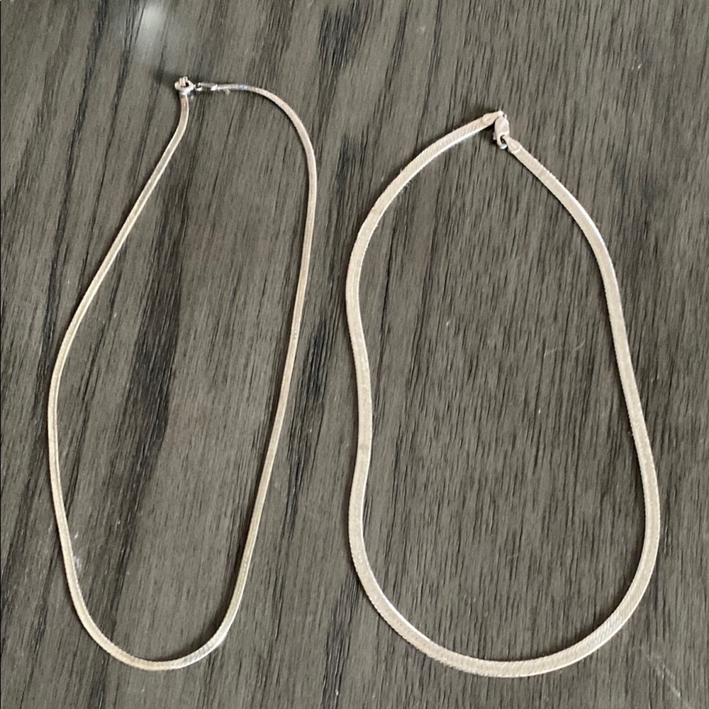 Sterling Silver Snake Chain Necklaces!!